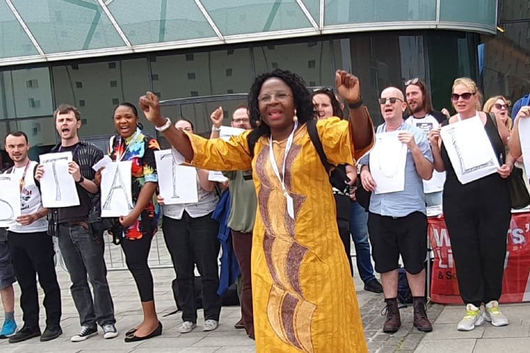 Motion Passed: Reinstate Julia Mwaluke 